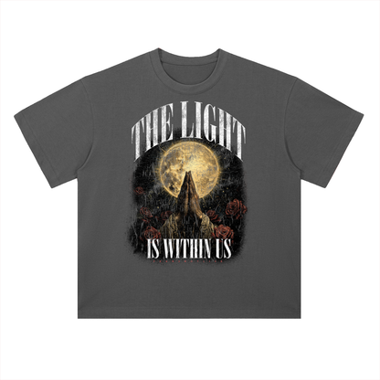 Heavyweight Drop Shoulder Cotton T-Shirt