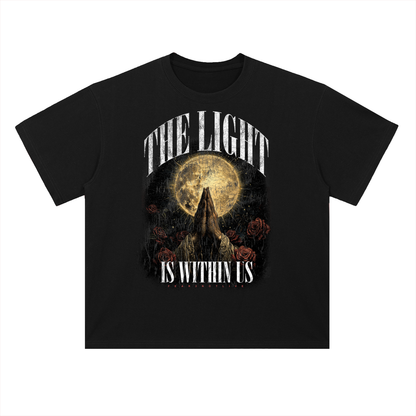 Heavyweight Drop Shoulder Cotton T-Shirt