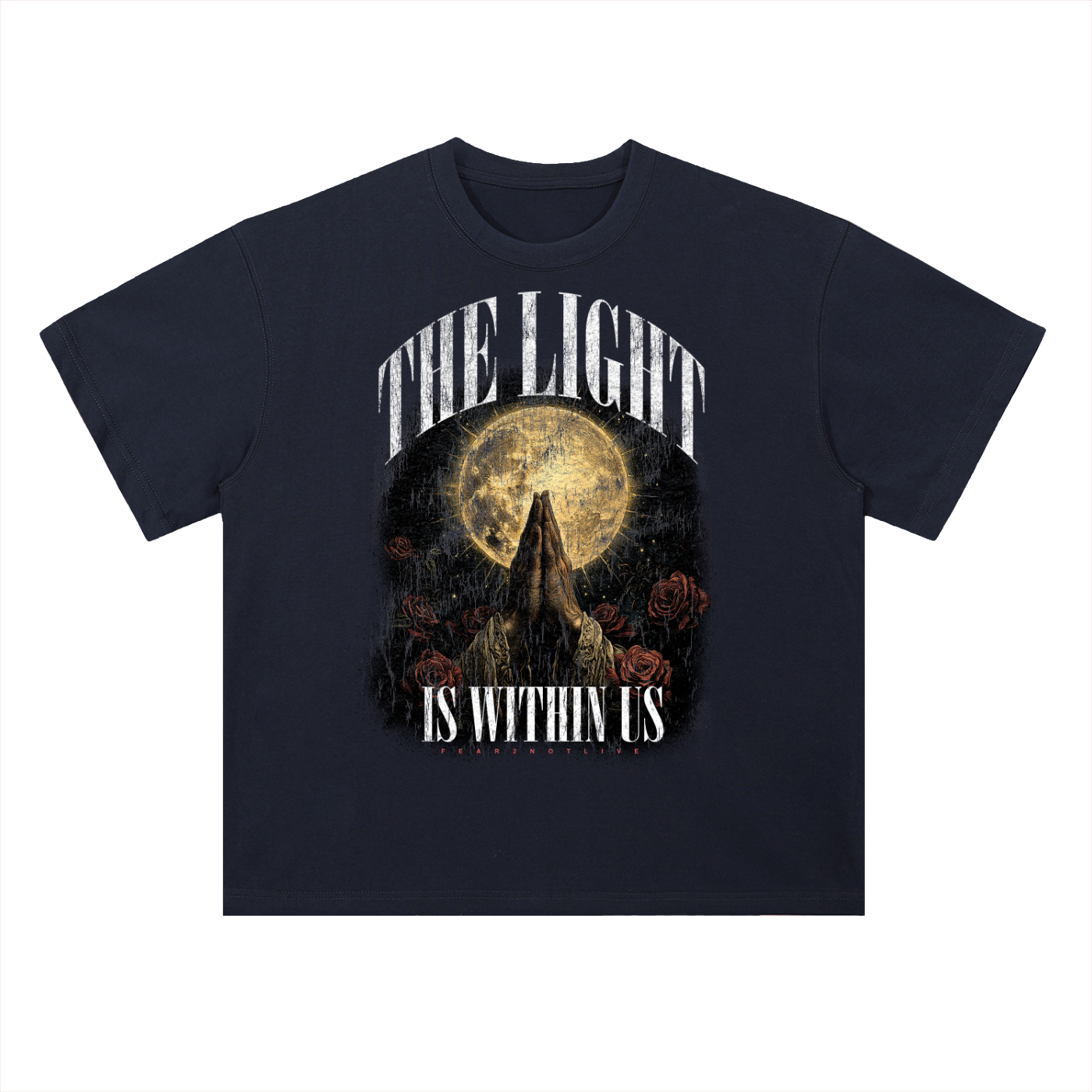 Heavyweight Drop Shoulder Cotton T-Shirt