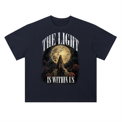 Heavyweight Drop Shoulder Cotton T-Shirt